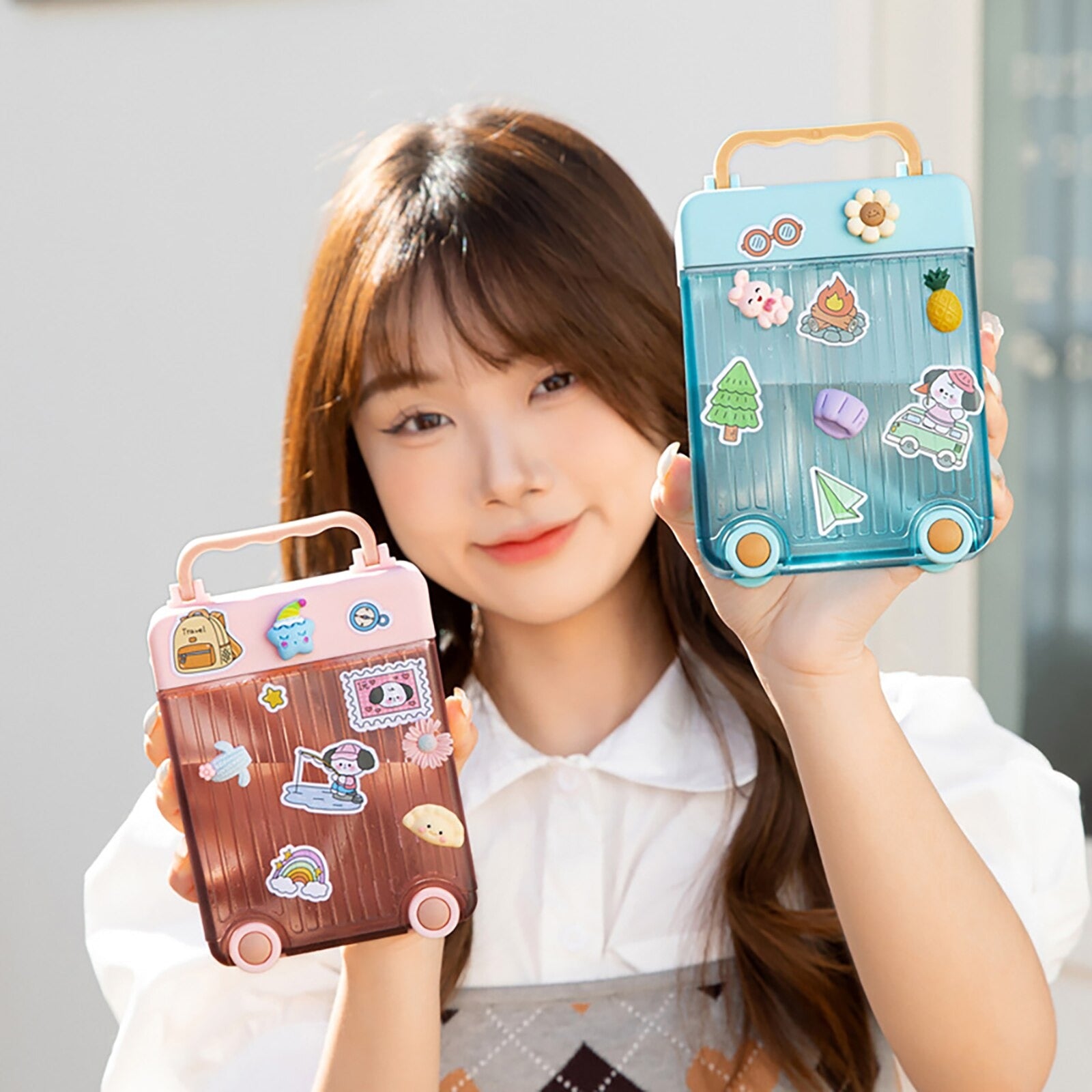 Cute Suitcase Water Bottle - Tinyminymo
