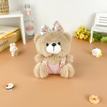 Load image into Gallery viewer, Pink Color Outfit Teddy Bear Keychain - Tinyminymo
