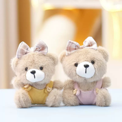 Two Teddy Bear Plush Keychains - Tinyminymo