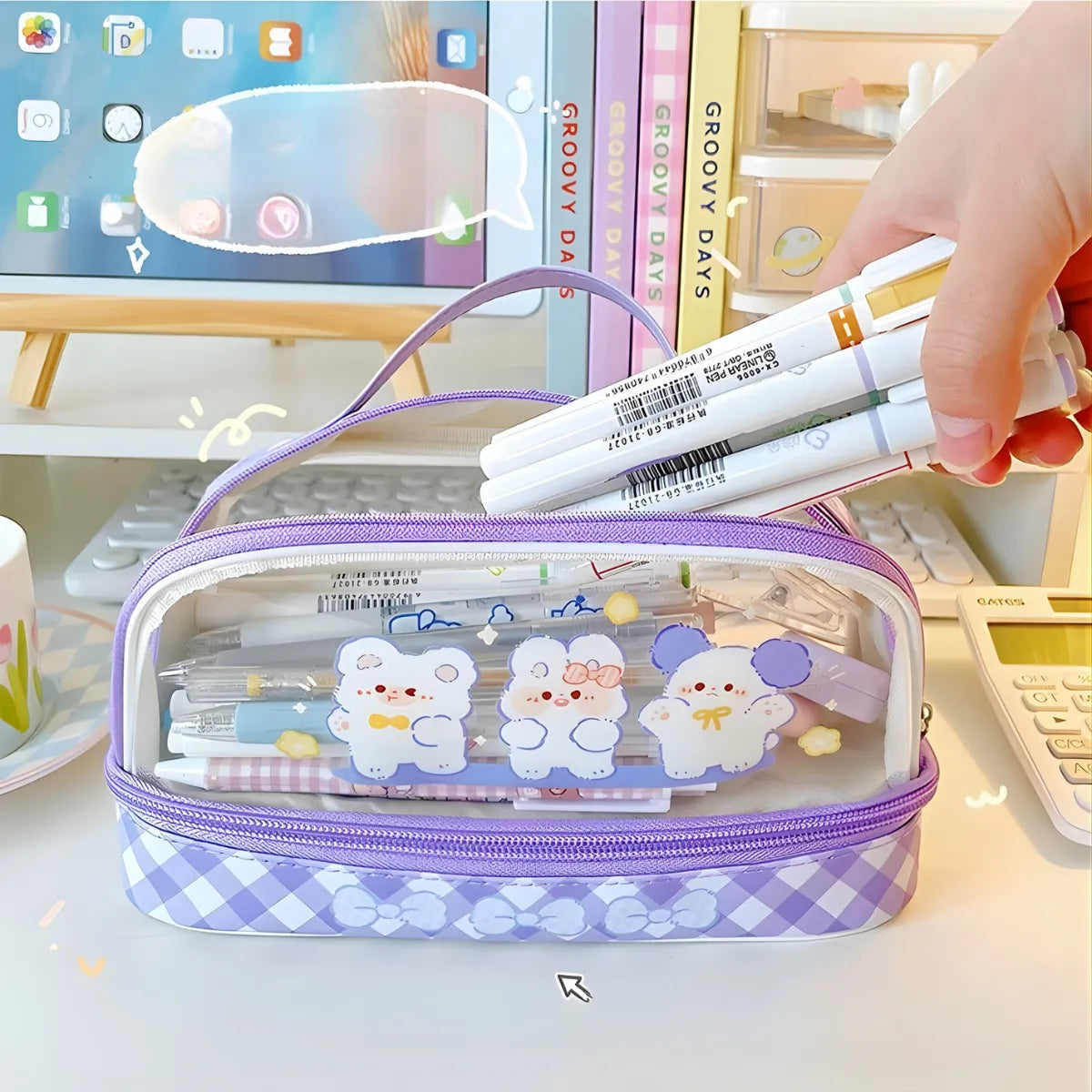 Purple Multipurpose Pouch - Tinyminymo