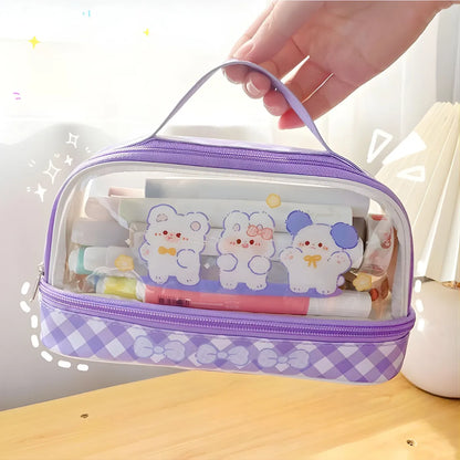 Purple Color Cute Travel Pouch - Tinyminymo