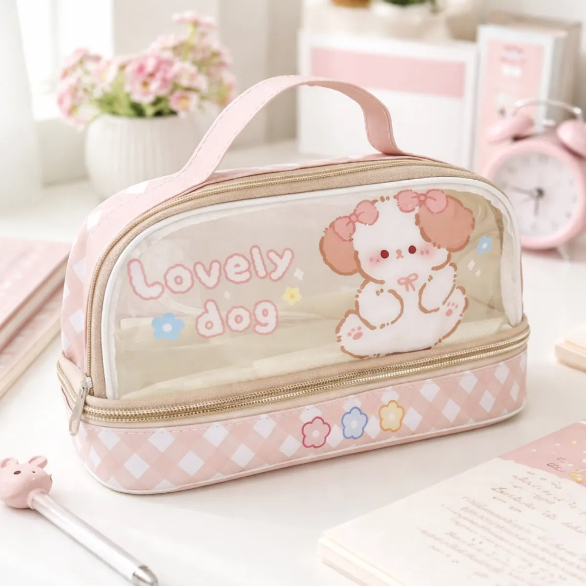 Beige Color Travel Pouch - Tinyminymo