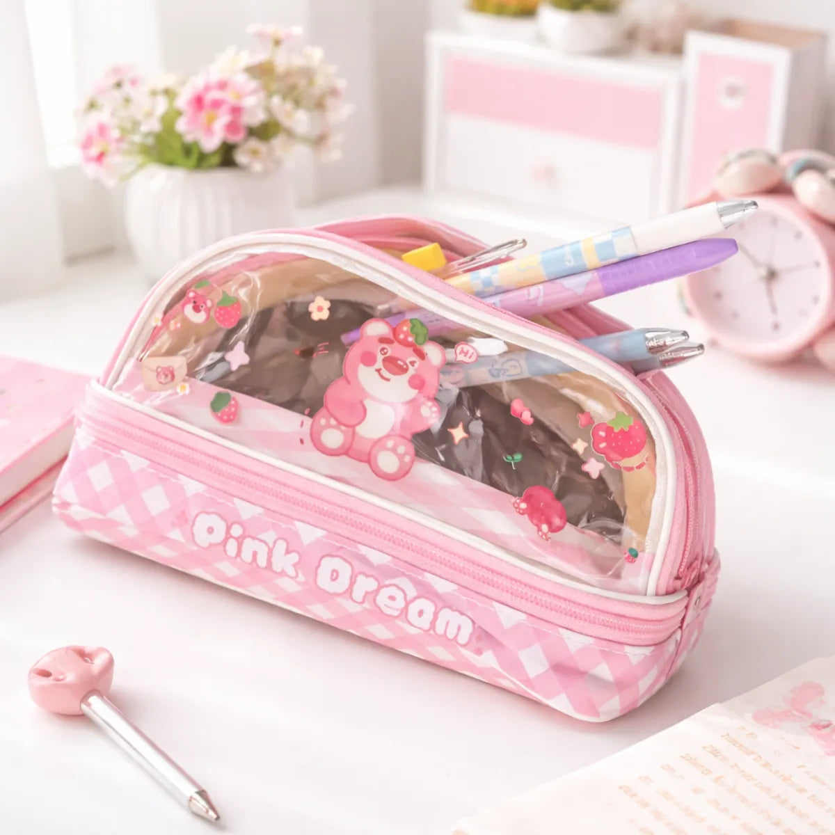 Pink Stationery Pouch - Tinyminymo