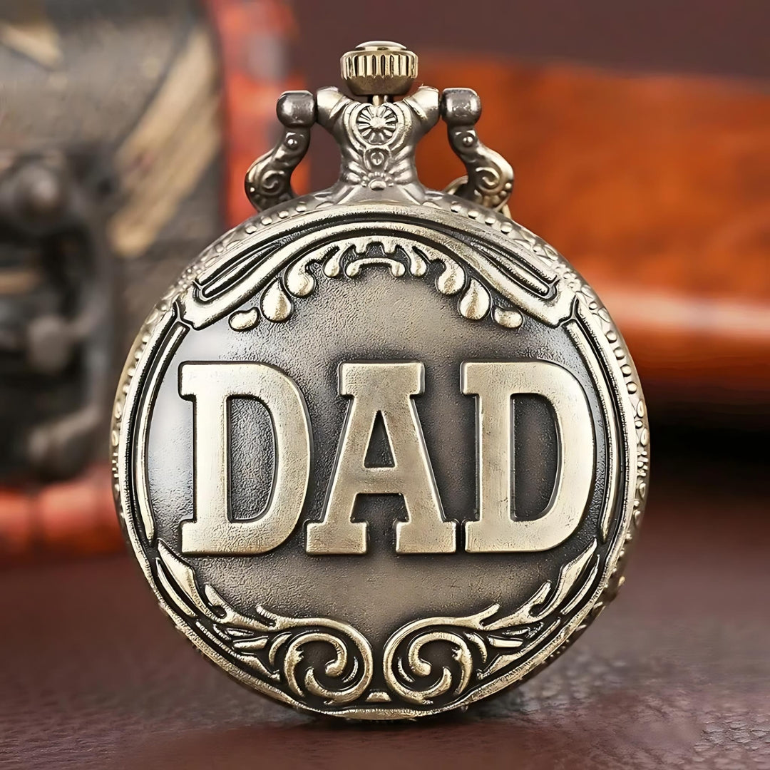 DAD Pocket Watch Keychain - Tinyminymo