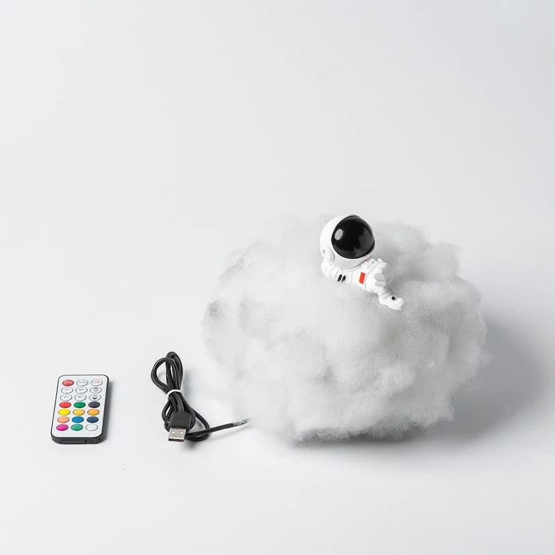 DIY Astronaut on Cloud Lamp - Tinyminymo