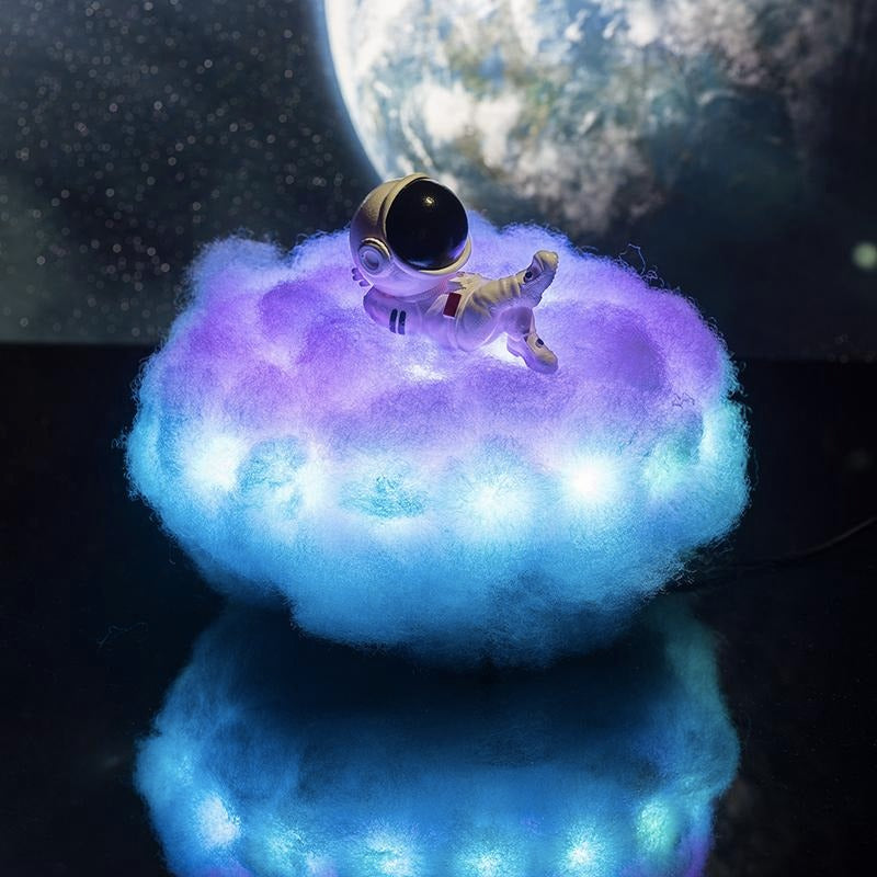 DIY Astronaut on Cloud Lamp - Tinyminymo