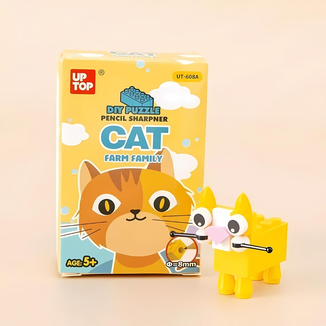 DIY Pet Puzzle Pencil Sharpener - TInyminymo