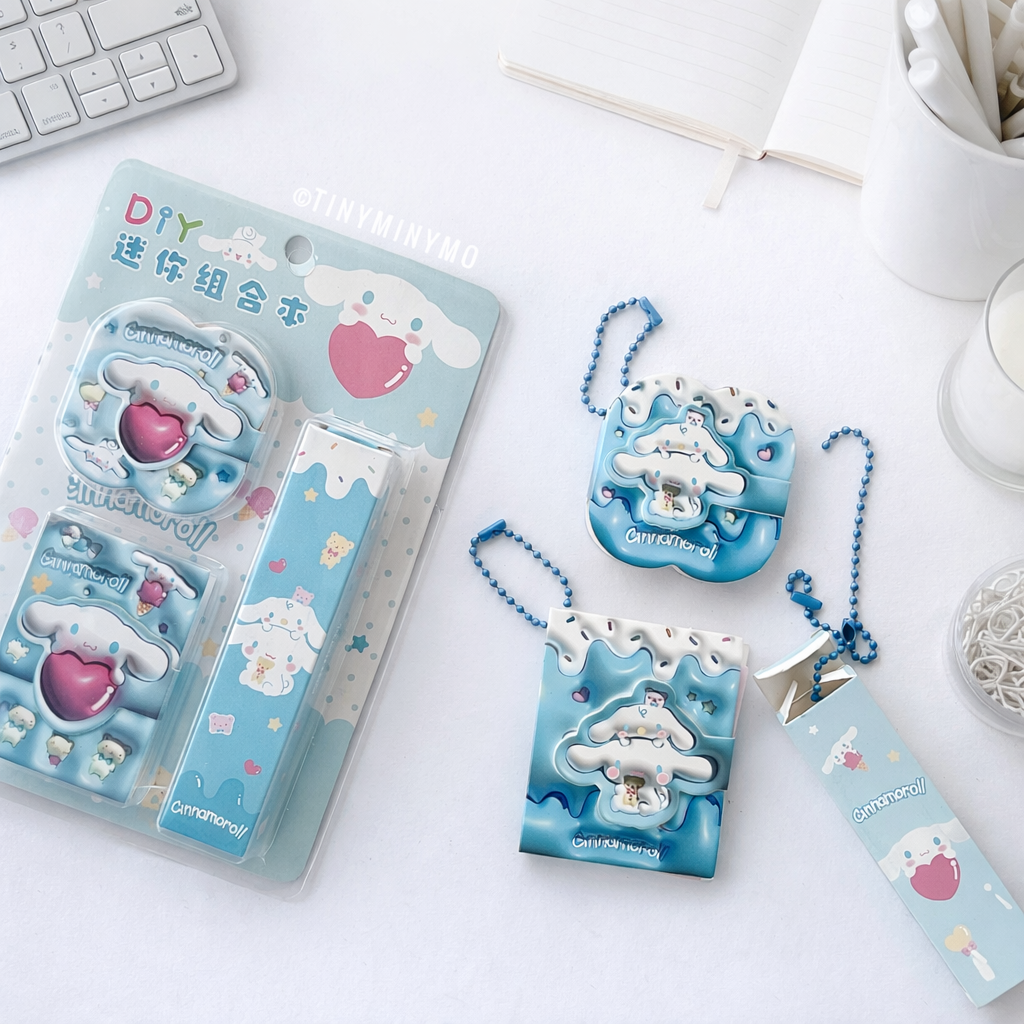 DIY Cinnamoroll Pocket Diary Keychain - Tinyminymo