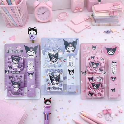 Colors of Kuromi Pocket Diary Keychain - Tinyminymo