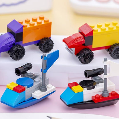 DIY Truck Puzzle Pencil Sharpener - Tinyminymo