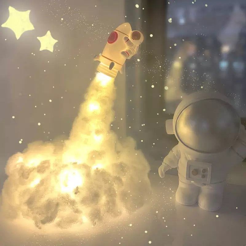DIY Astro Rocket Lamp - Tinyminymo