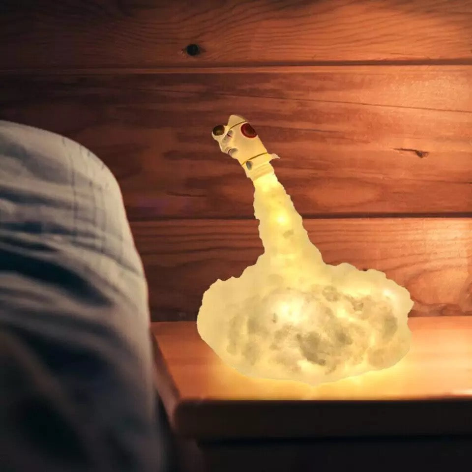 DIY Astro Rocket Lamp - Tinyminymo
