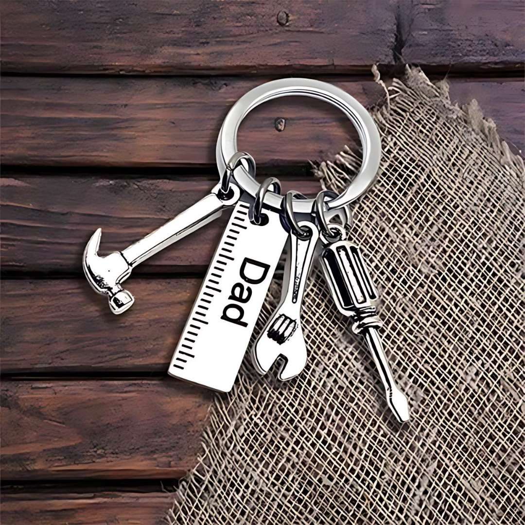 Dad Tools 3D Keychain - Tinyminymo