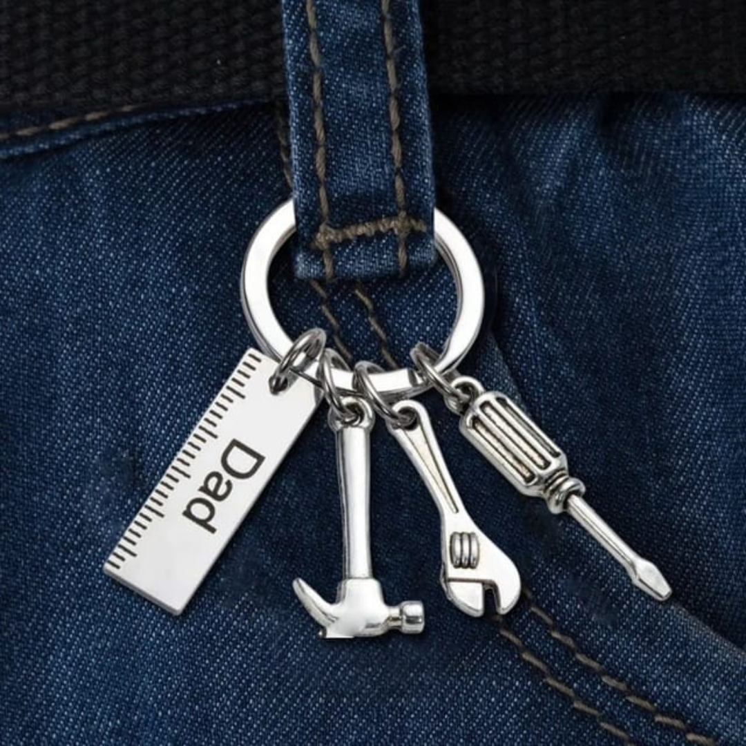 Dad Tools 3D Keychain - Tinyminymo
