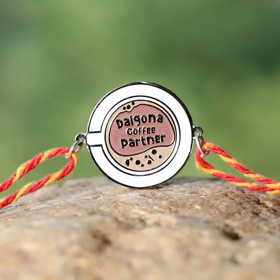 Dalgona Coffee Partner Metal Rakhi -Tinyminymo