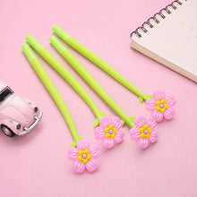 Load image into Gallery viewer, Four Pink Color Flower Pens - Tinyminymo
