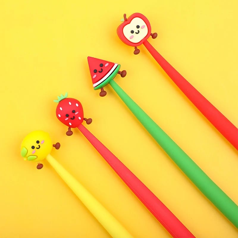 Dancing Fruit Silicone Gel Pen - Tinyminymo