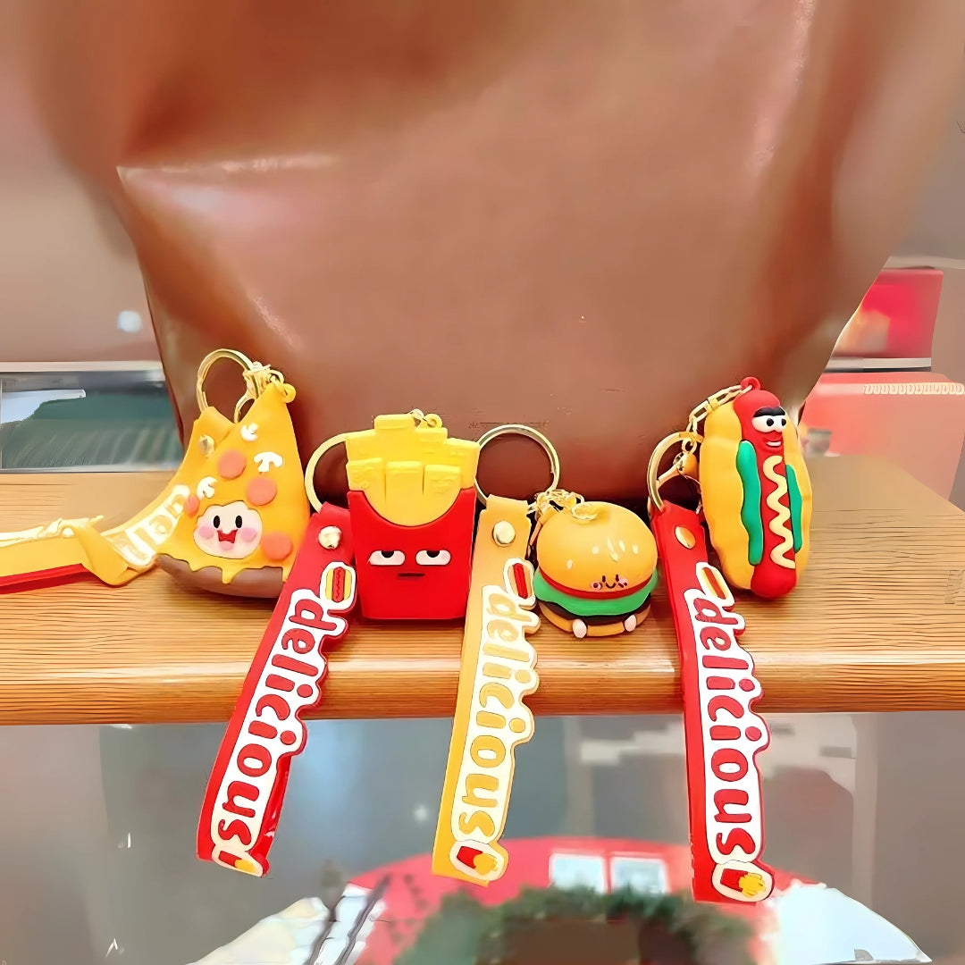 Delicious Foodie 3D Keychain - Tinyminymo