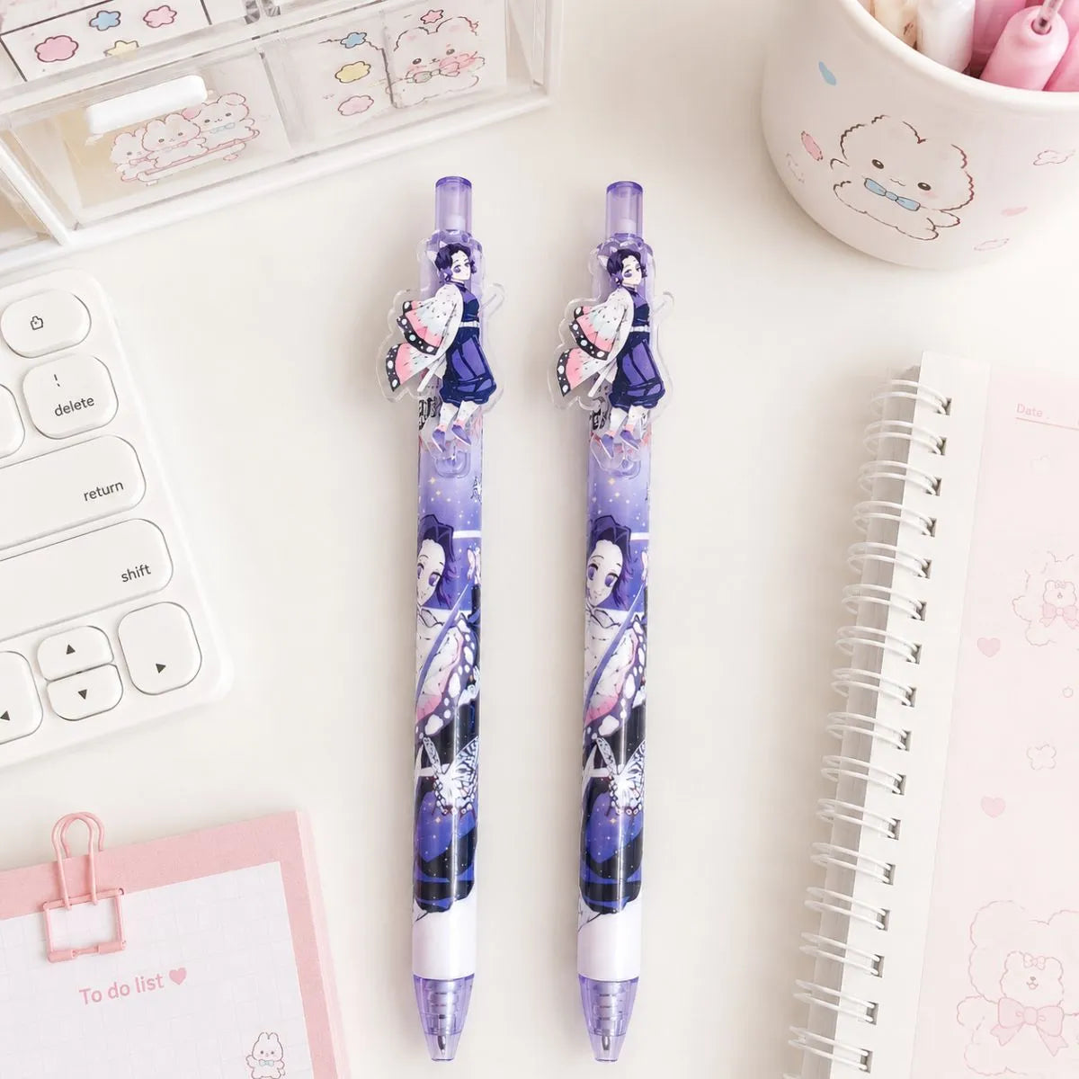 Two Pens with Shinobu Character - Tinyminymo