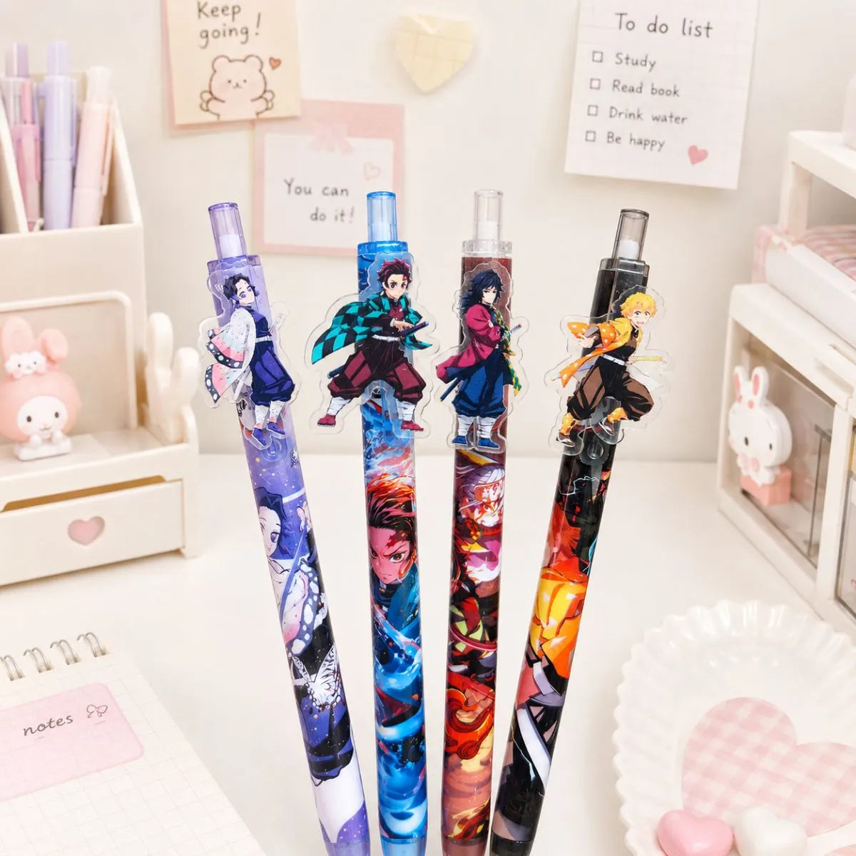 Four Demon Slayer Character Pens - Tinyminymo
