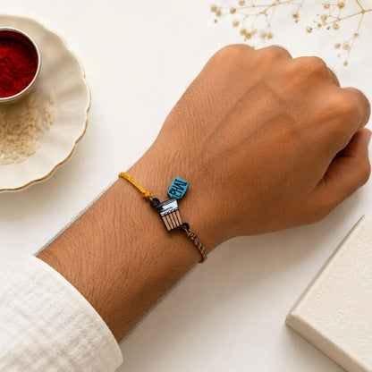 Bhai Chai Rakhi tied on the Wrist - Tinyminymo