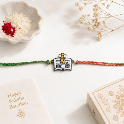Book Worm Designer Rakhi - Tinyminymo