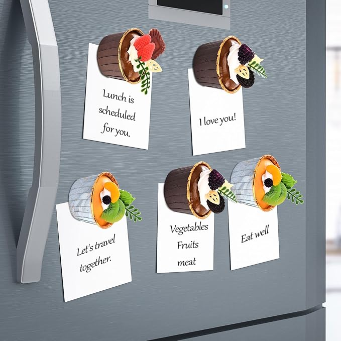 Dessert Fridge Magnets on Refrigerator - Tinyminymo