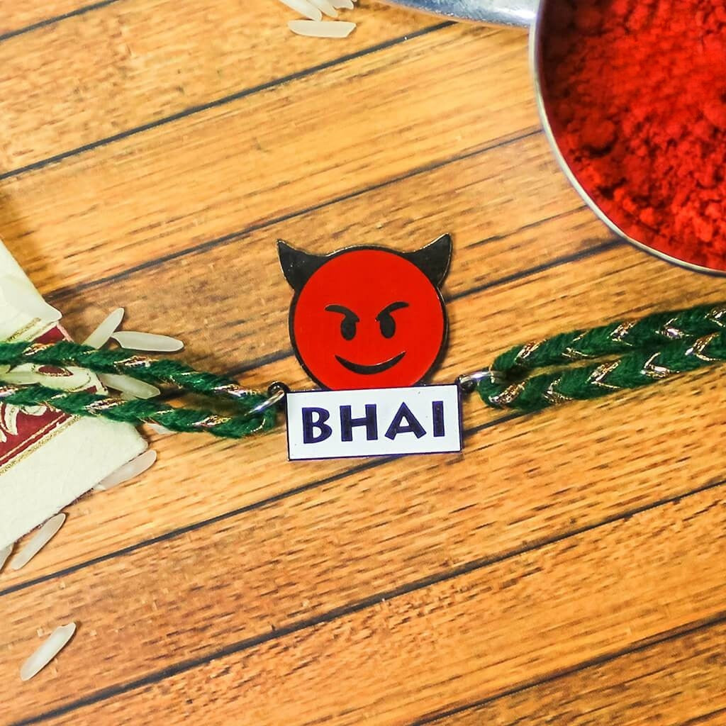 Devil Bhai Metal Rakhi - Tinyminymo