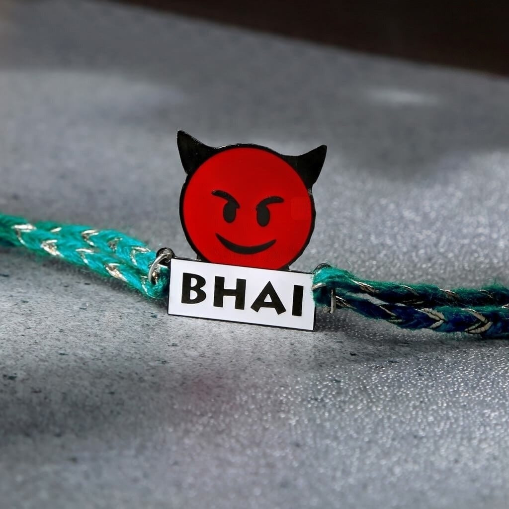 Devil Bhai Metal Rakhi - Tinyminymo