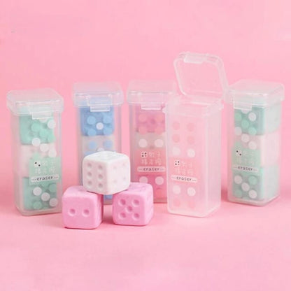 Dice Eraser - Set of 3 - Tinyminymo