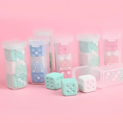 Dice Eraser - Set of 3 - Tinyminymo