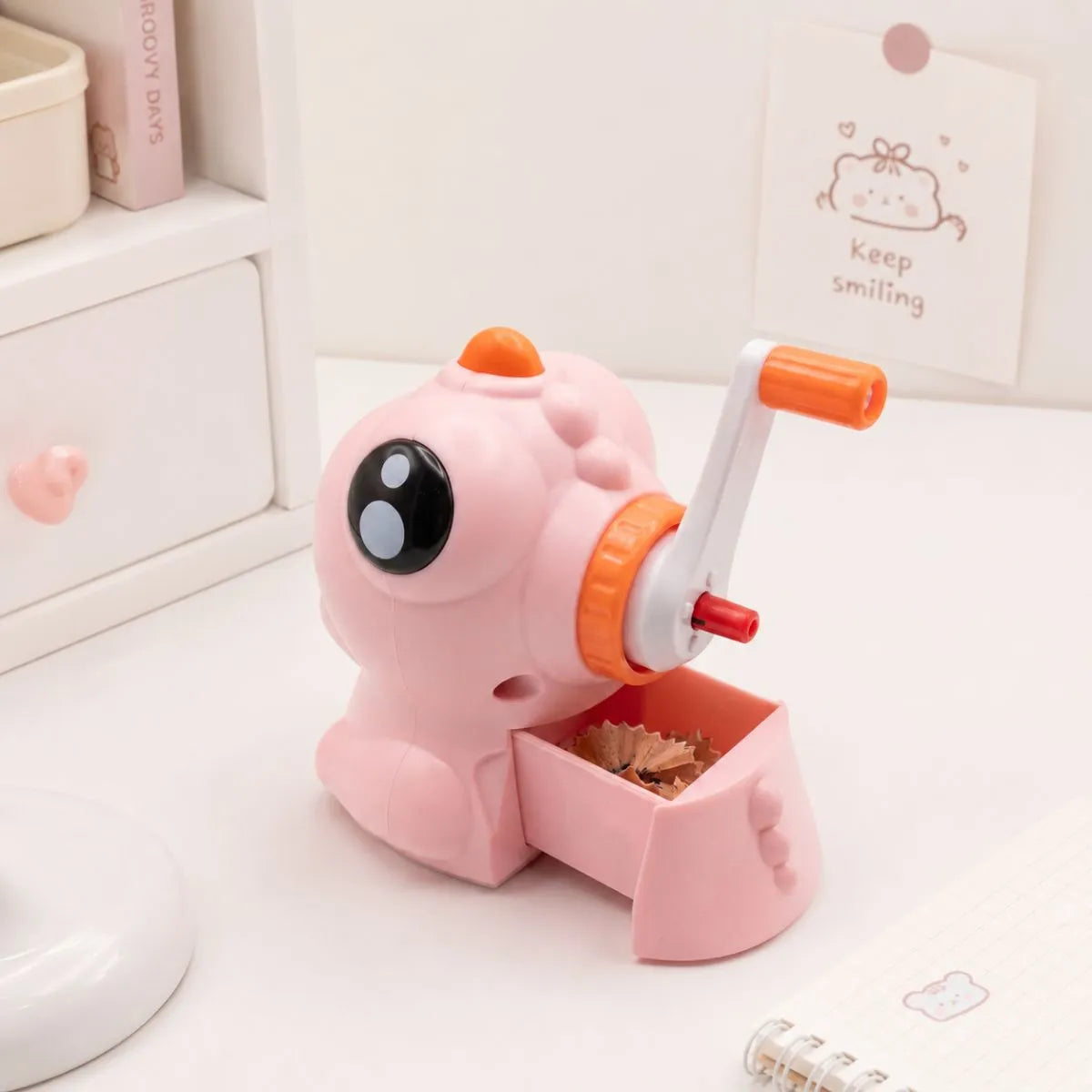 Pink Dino Mechanical Sharpener - Tinyminymo