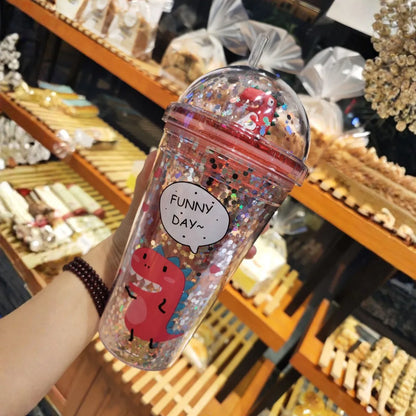 Red Color Dinosaur Sipper - Tinyminymo
