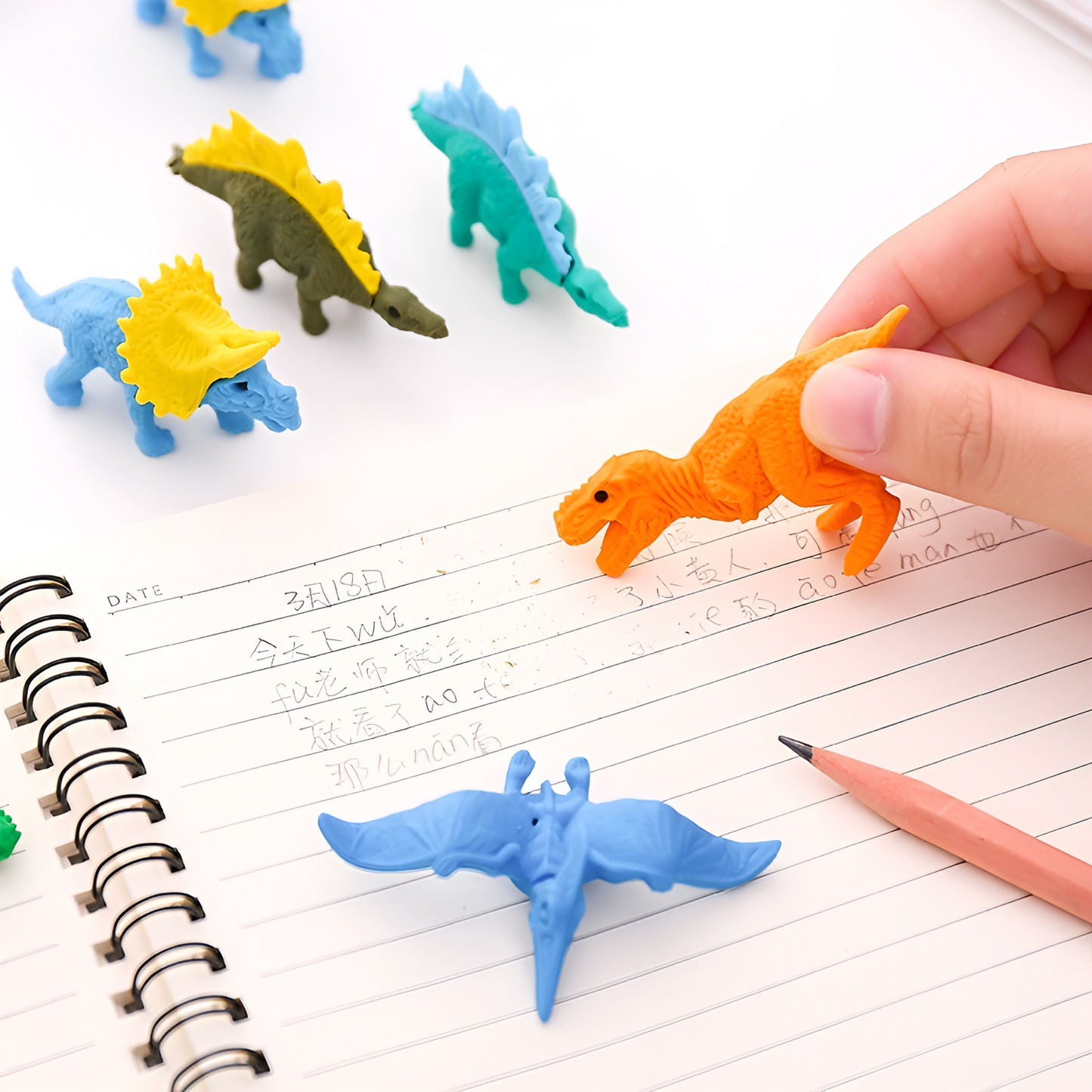 Dinosaur Eraser - Set of 5 - Tinyminymo