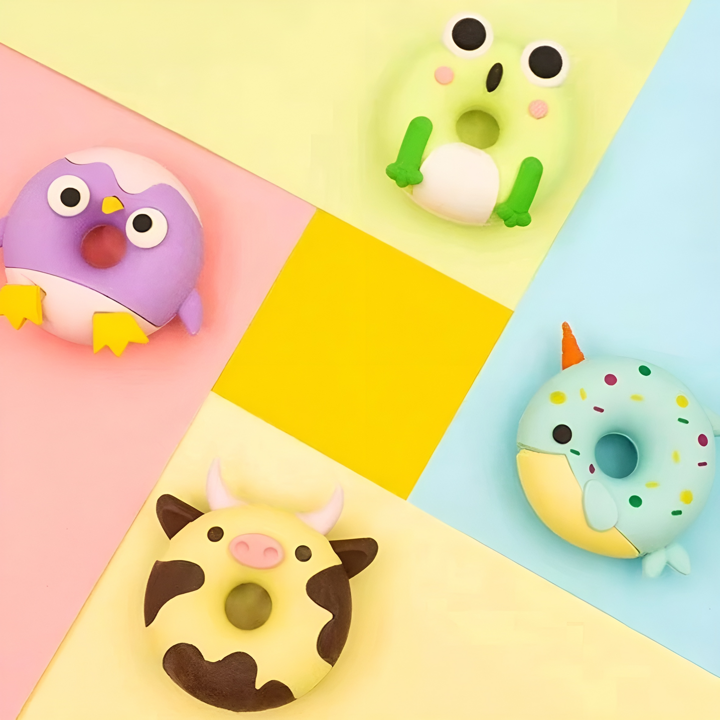 Donut Aniaml Eraser - Tinyminymo