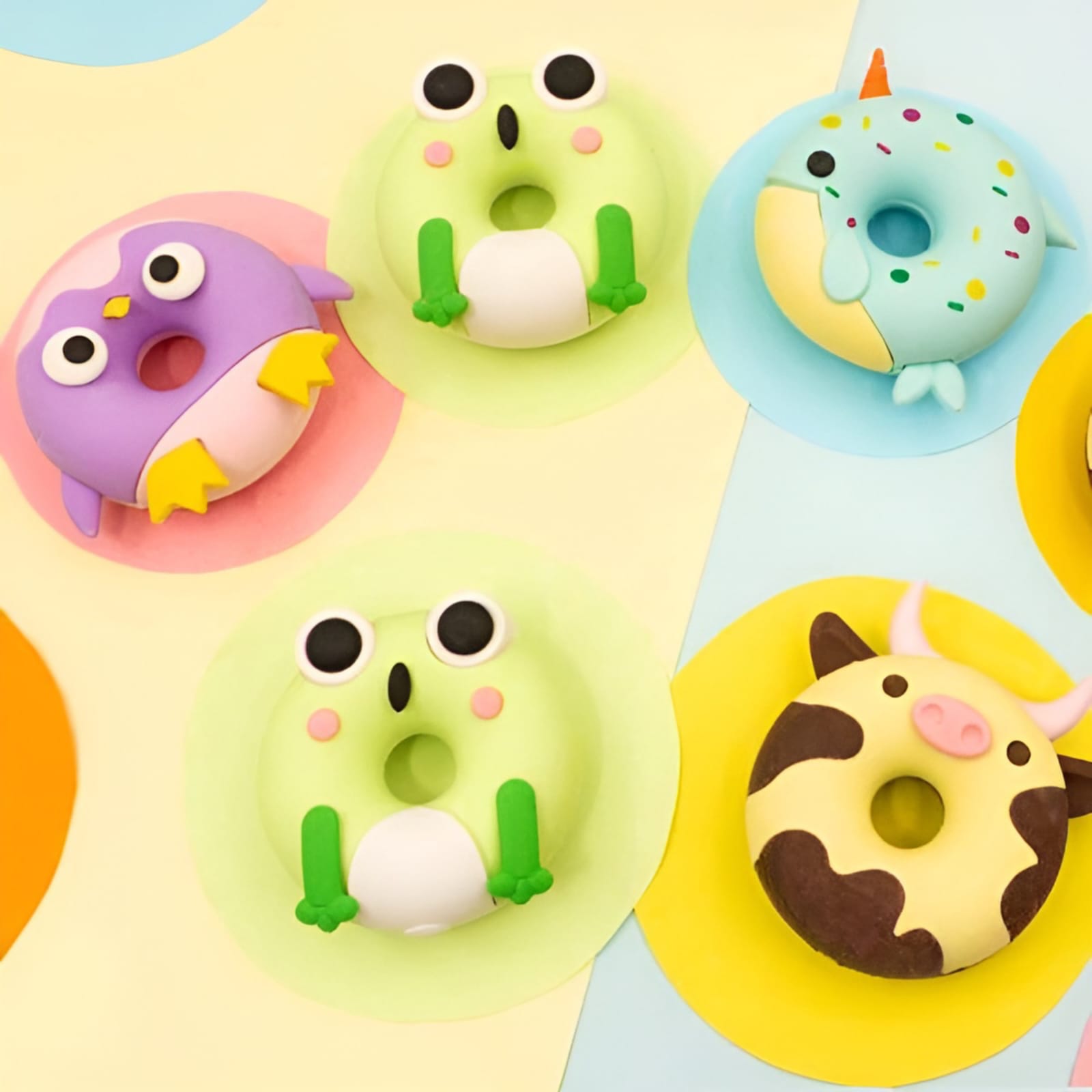Donut Aniaml Eraser - Tinyminymo