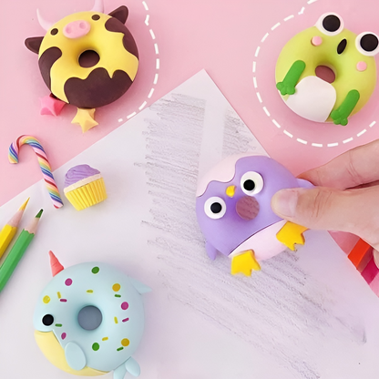 Donut Aniaml Eraser - Tinyminymo