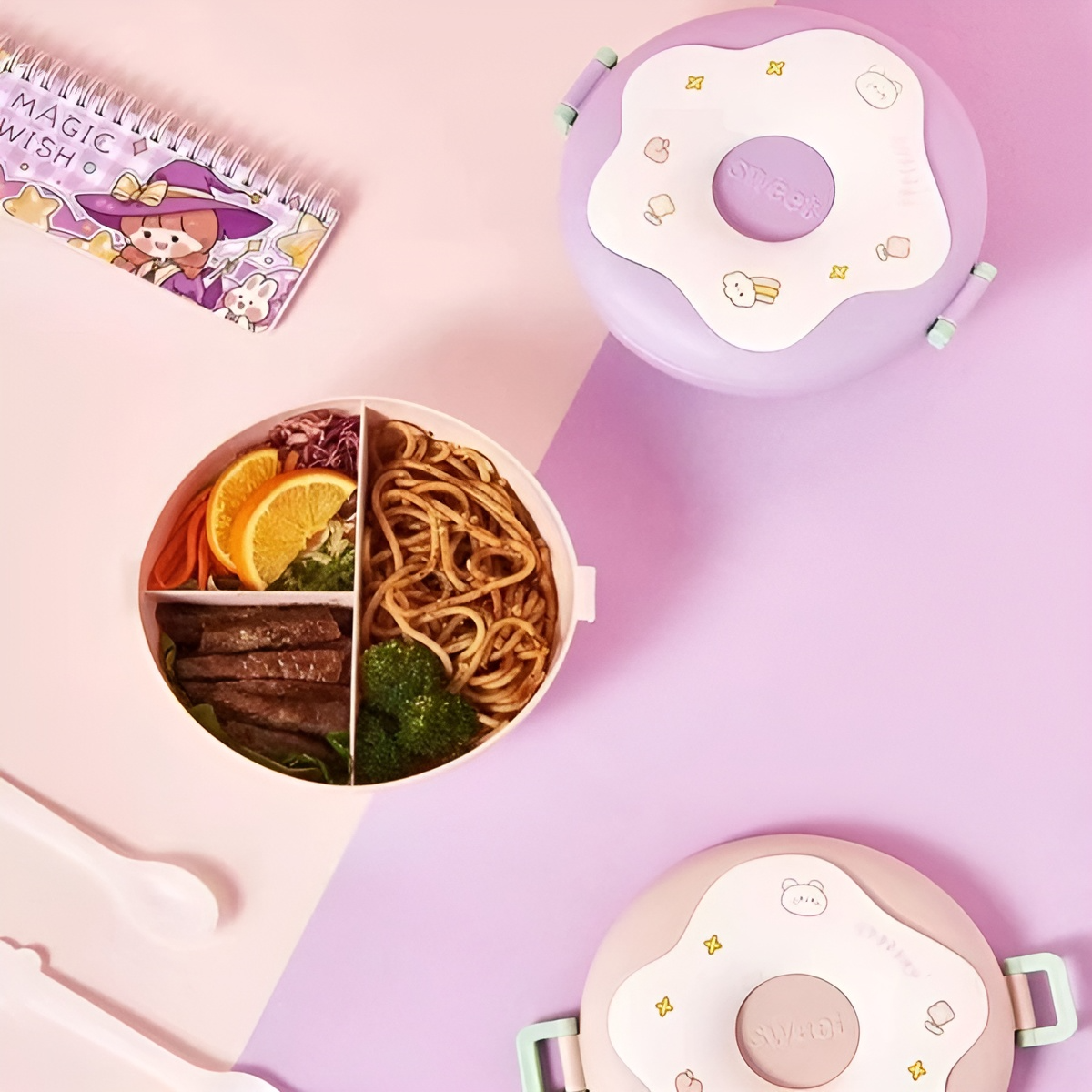 Donut Shaped Kids Lunch Box - Tinyminymo