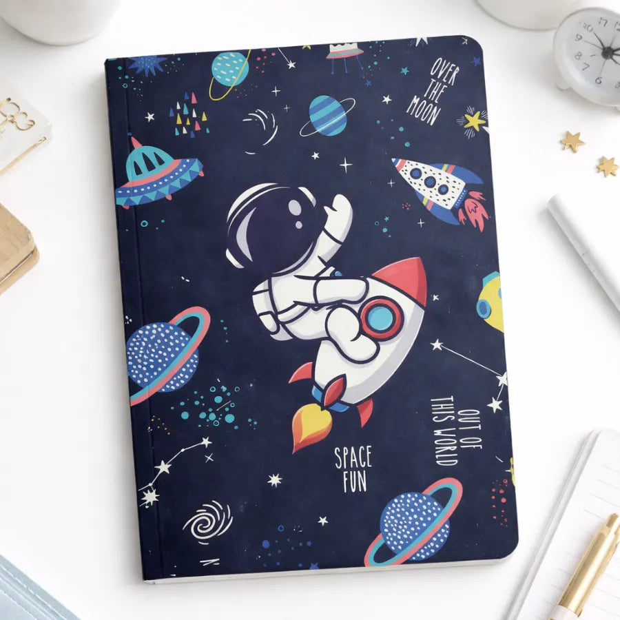 Space Rocket Design Notebook - Tinyminymo