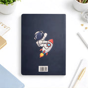 Backside of Space Rocket Design Notebook - Tinyminymo