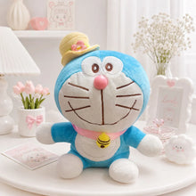 Load image into Gallery viewer, Cute Doraemon Plush Toy with Open Eyes  - Tinyminymo
