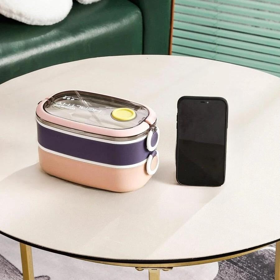 Double Layer SUS Lunch Box - Tinyminymo