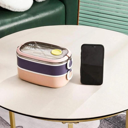 Double Layer SUS Lunch Box - Tinyminymo