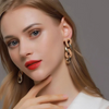 Dual Color Chain Style Earring
