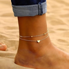 Dual Layer Love Anklet