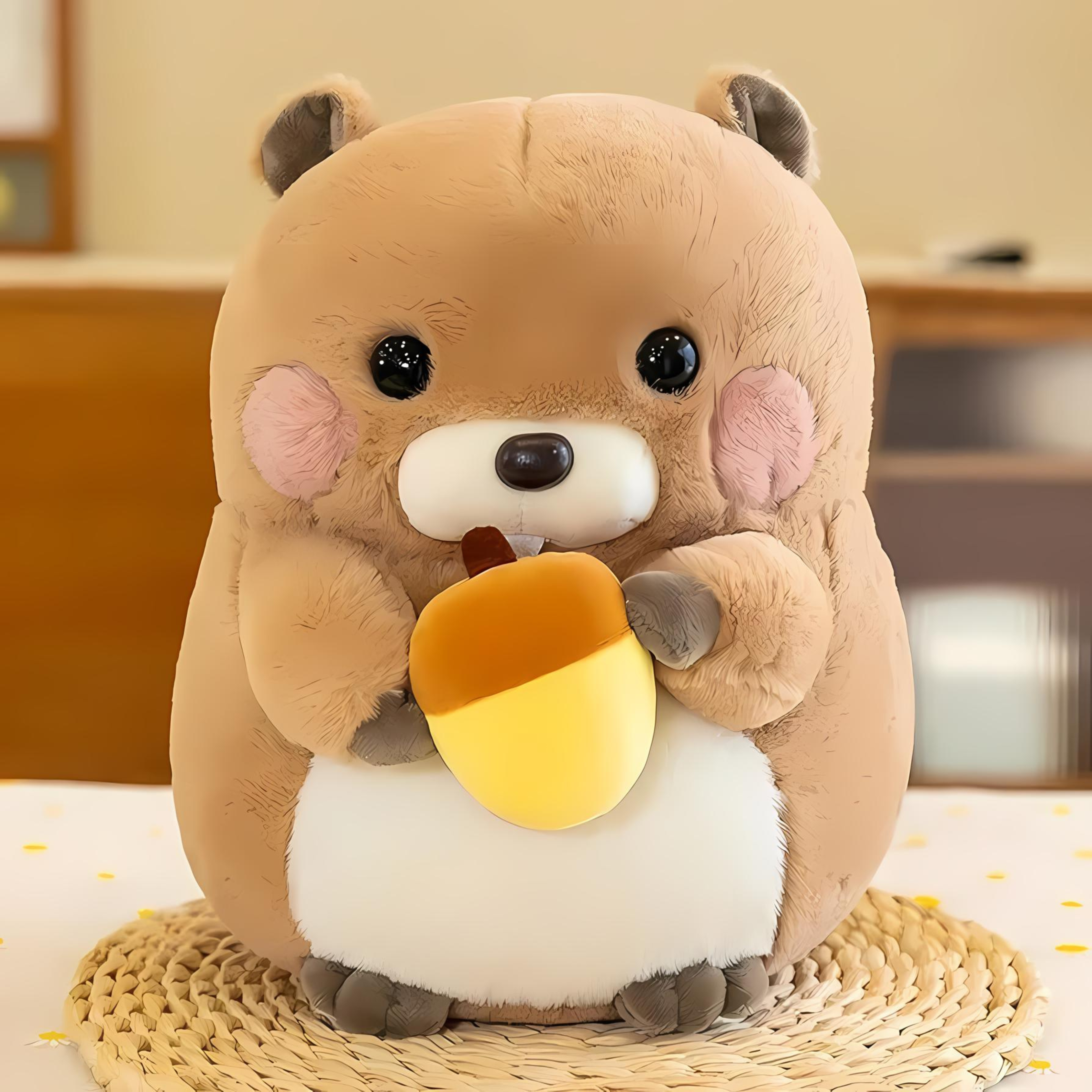 Eating Hamster Soft Toy - Tinyminymo