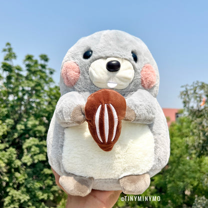 Eating Hamster Soft Toy - Tinyminymo