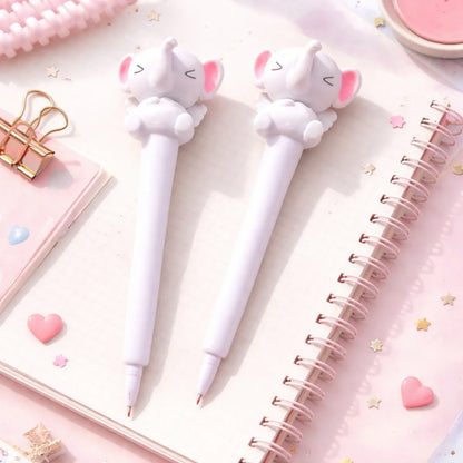 Two Lavender Color Elephant Pens - Tinyminymo