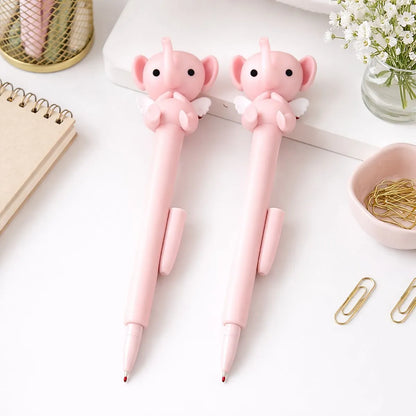 Two Pink Color Elephant Pens - Tinyminymo