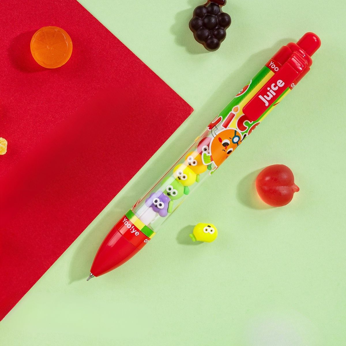 Red Color Fruit Pen - Tinyminymo 